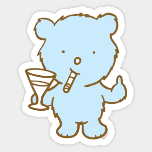 Martini Bear - JoKoBo Sticker